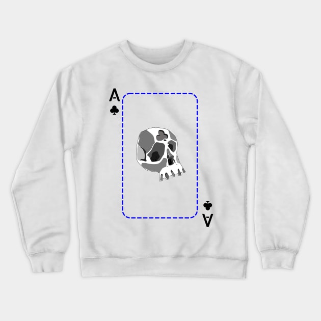 Ace of clubs Crewneck Sweatshirt by M[ ]